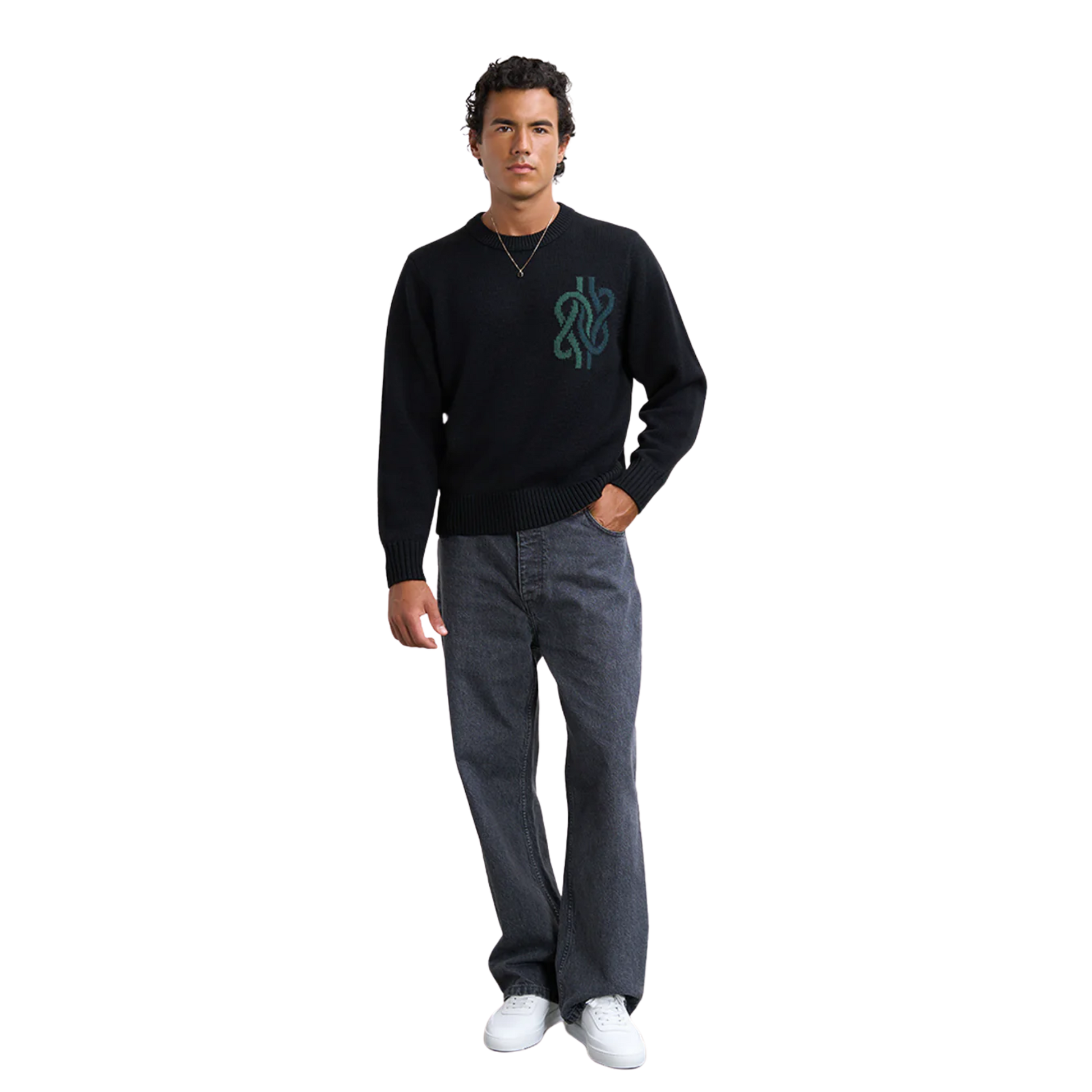 Knit Sweater Knot Black