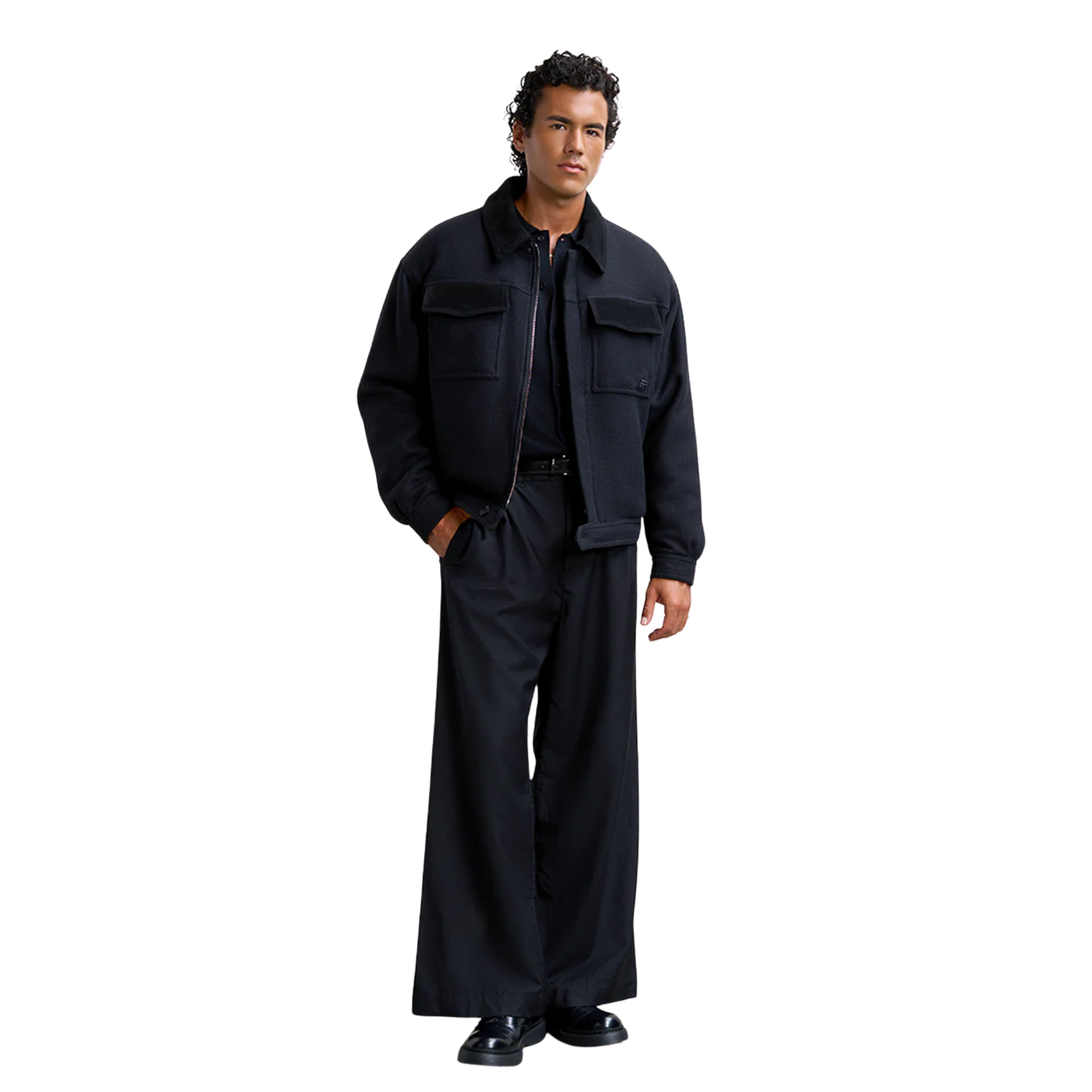 Box Jacket Varsity Black