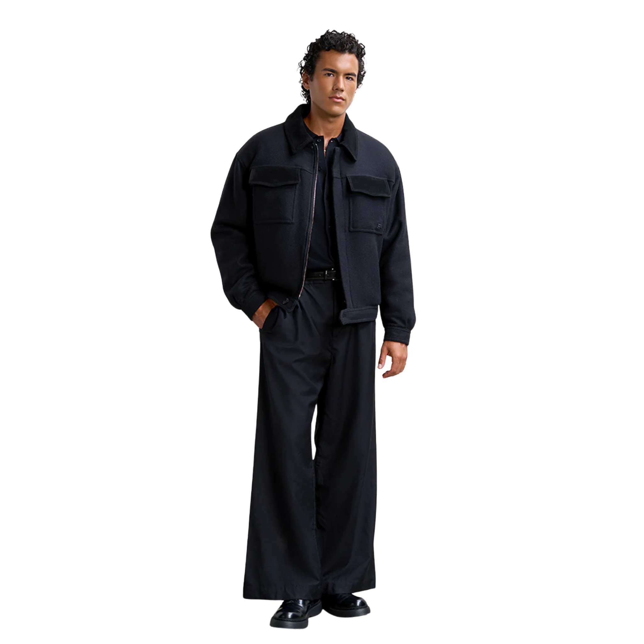 Box Jacket Varsity Black