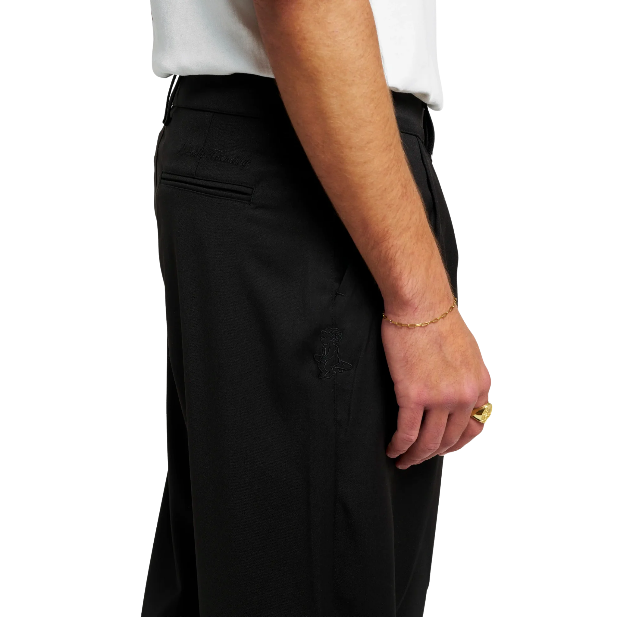 PAPOITE SUIT PANTS BLACK