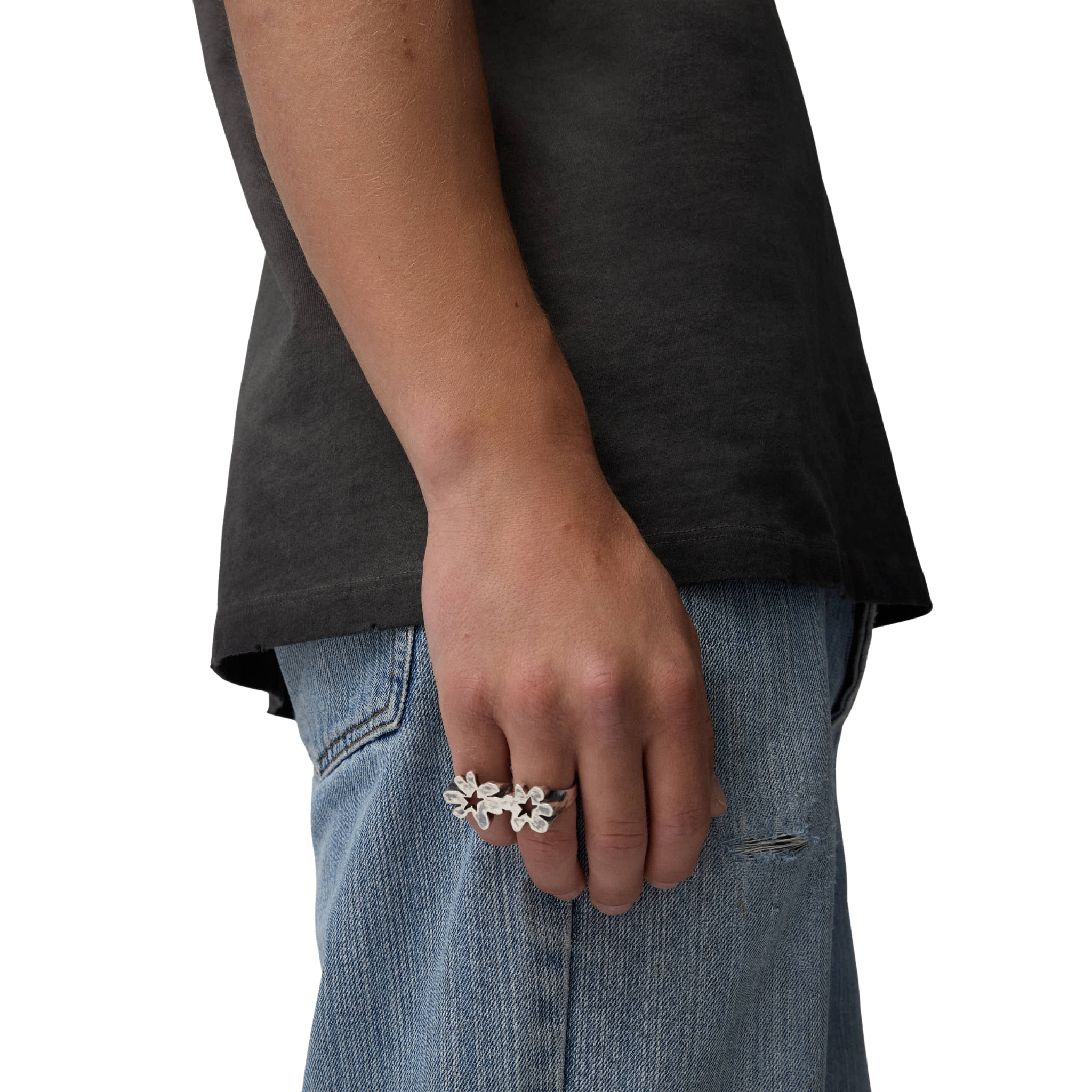 Flower Knuckle Ring