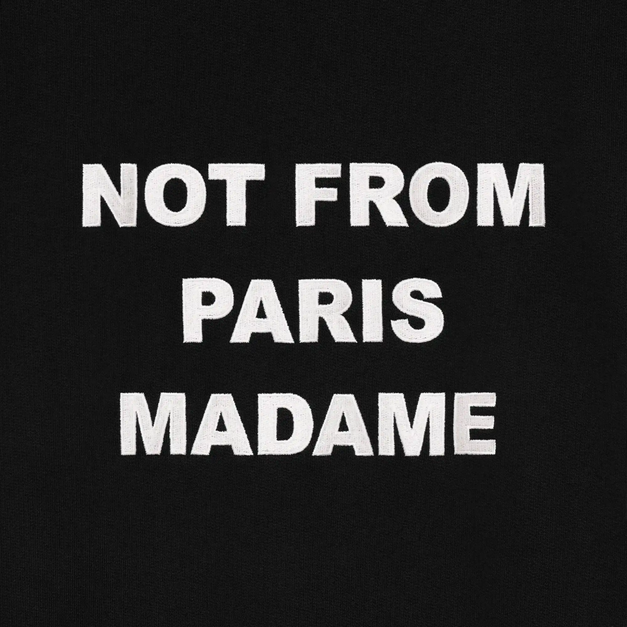 Classic Slogan Hoodie Black