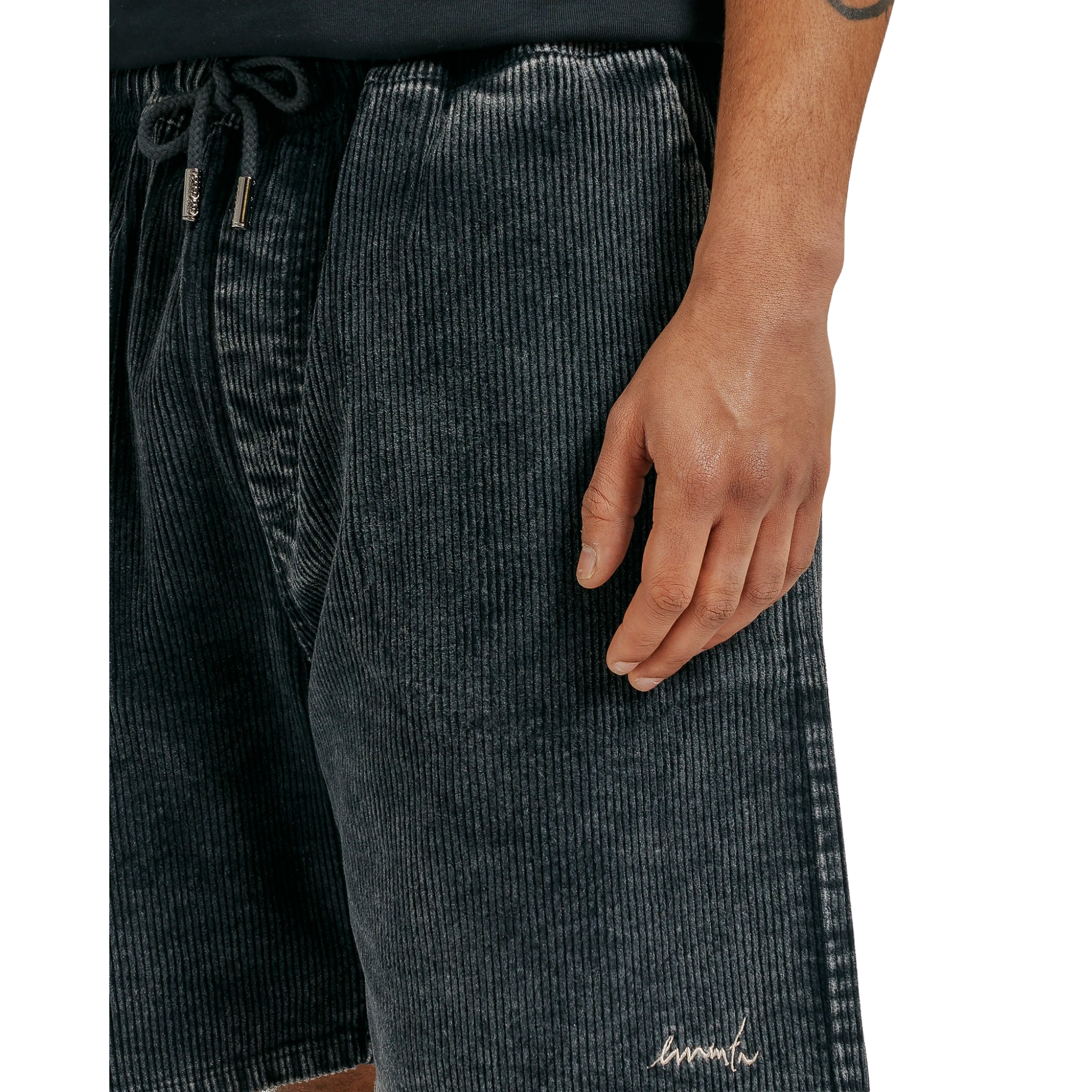 MAGOADO WASHED CORD SHORTS BKW