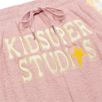 Terrycloth Stars Shorts Pastel Pink