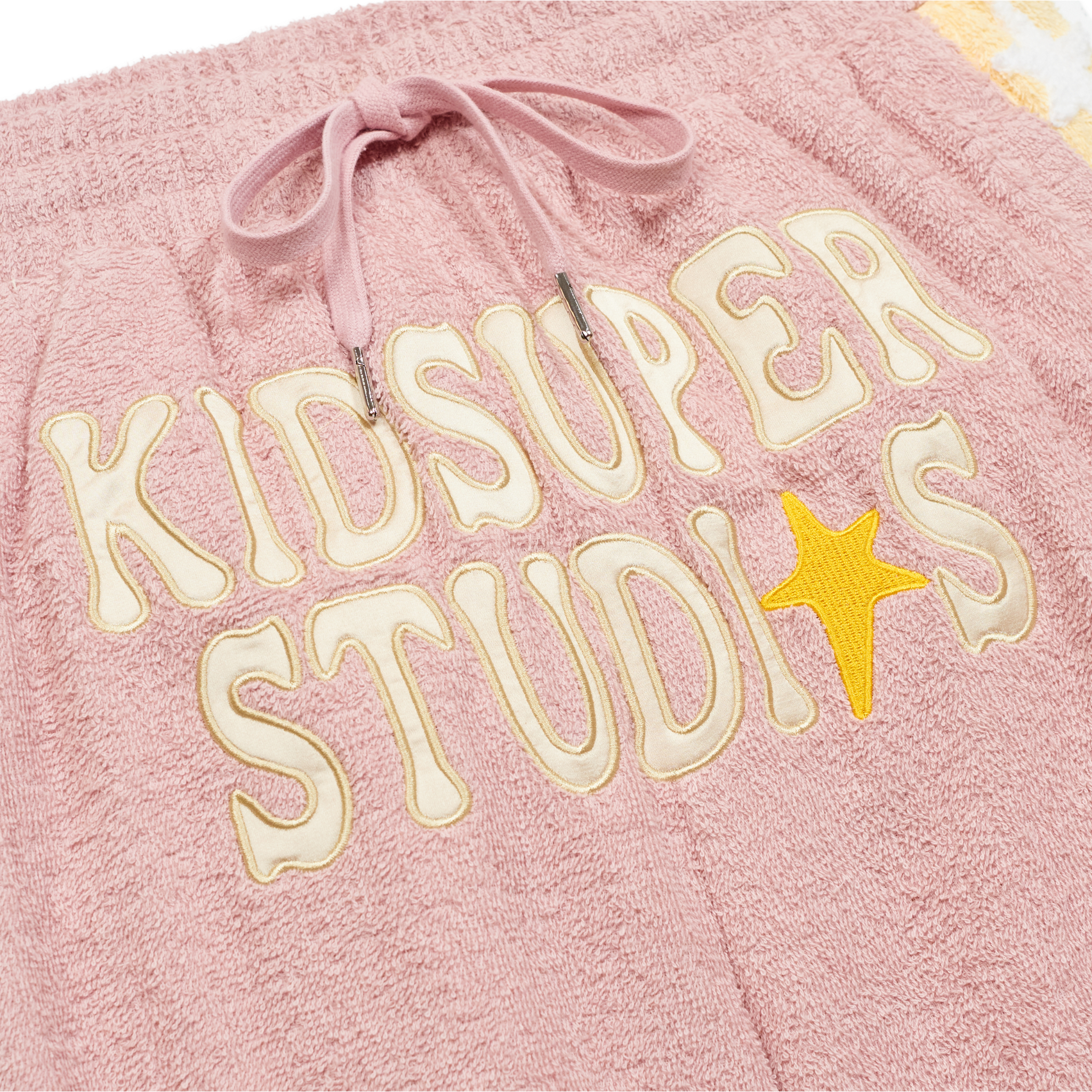Terrycloth Stars Shorts Pastel Pink