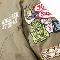 Patches Bomber Jacket Green