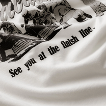 DR Grey Pit Stop Vintage White T-Shirt