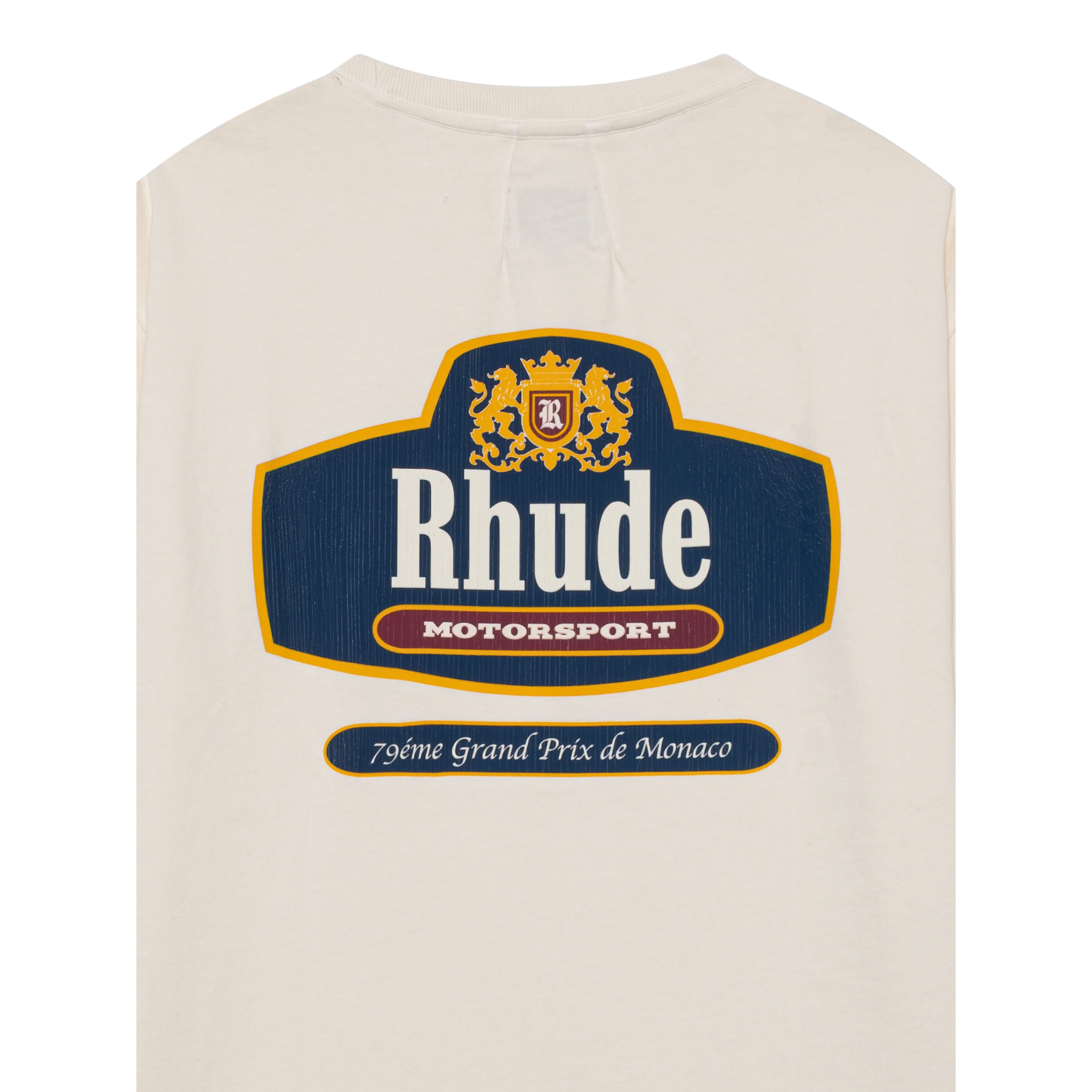 RHUDE RACING CREST TEE VINTAGE