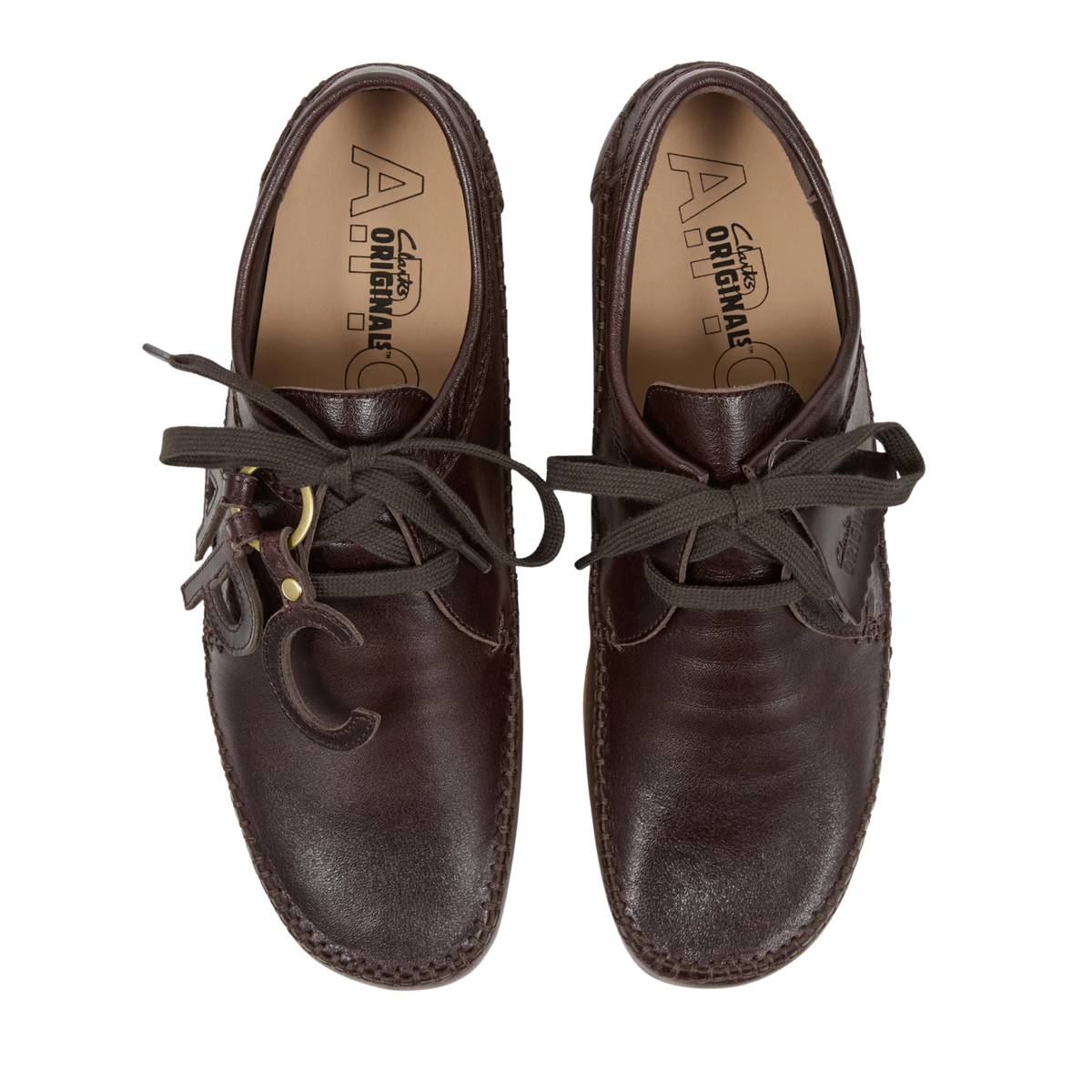 weaver boots A.P.C. x CLARKS Marron fonce