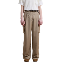 Pleated Cargo Pants KHAKI