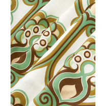 Short Tapisserie Florale Lin