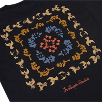 Dove Pattern Tee Washed Black