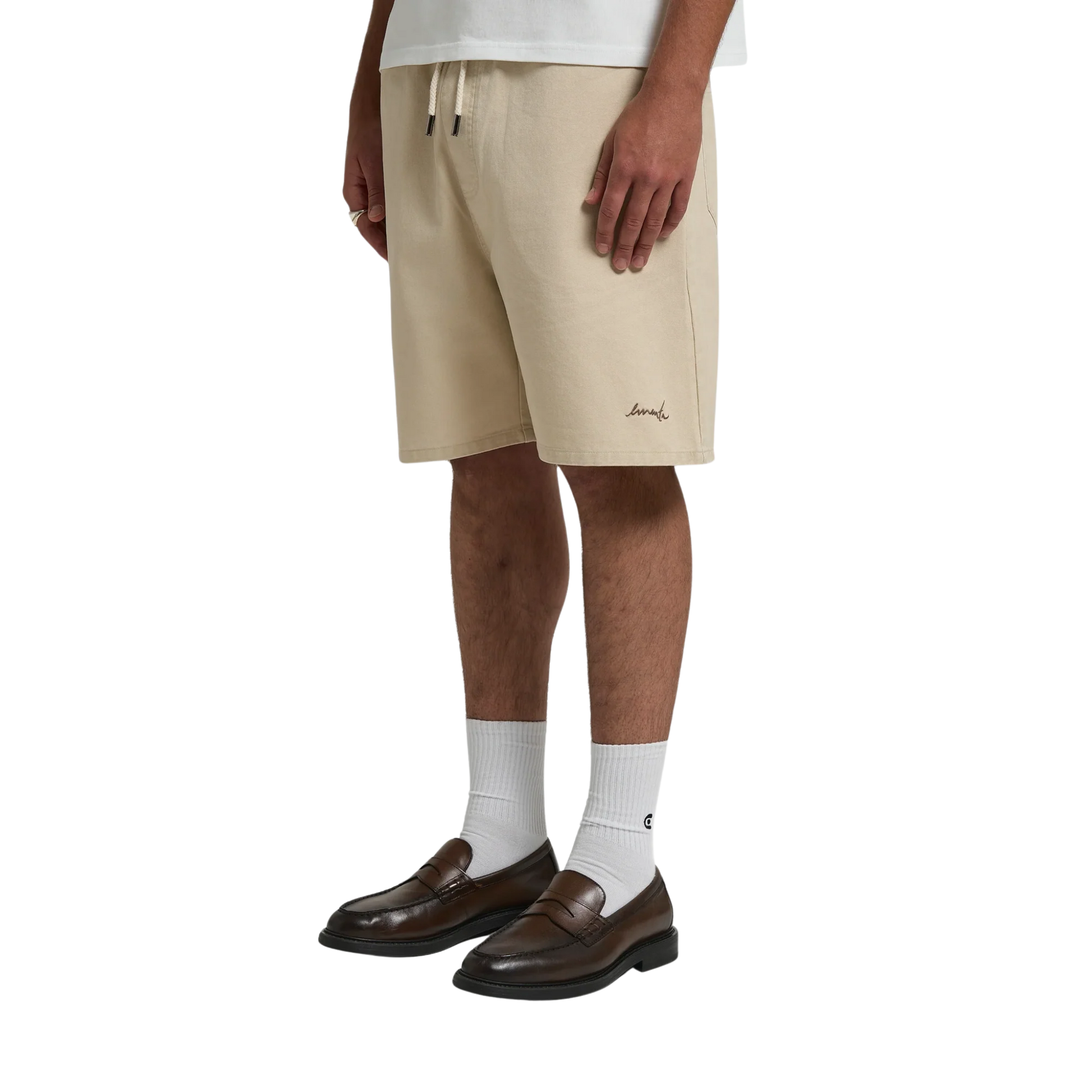 MAGOADO TWILL ELASTIC SHORTS OW