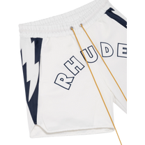 LOGO LIGHTNING SHORTS White / Navy