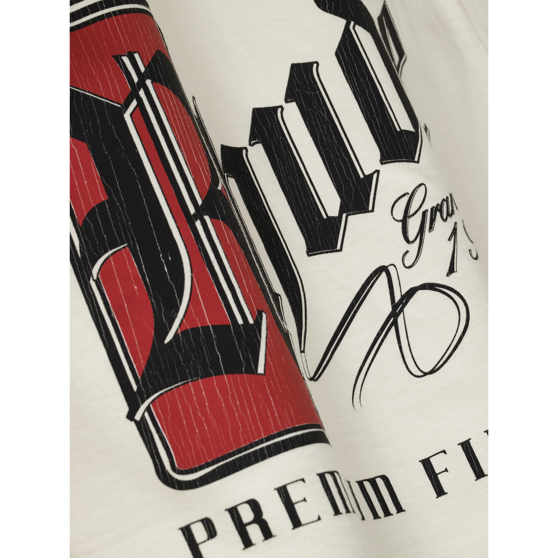 RHUDE FUMAR 91 TEE VINTAGE WHITE