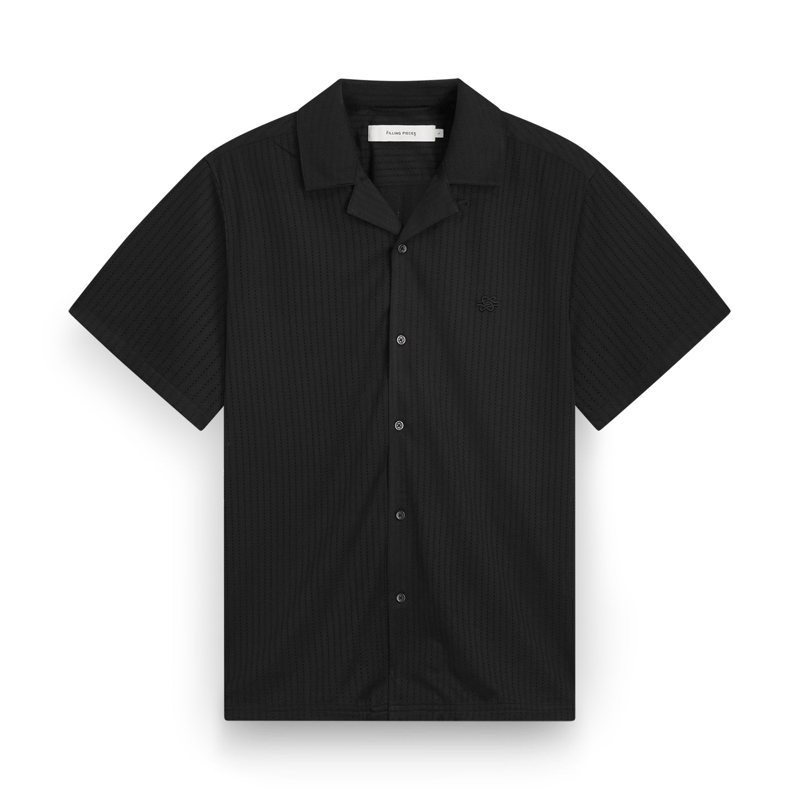 Resort Shirt Mesh Black