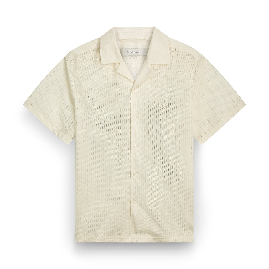 Resort Shirt Mesh Antique White