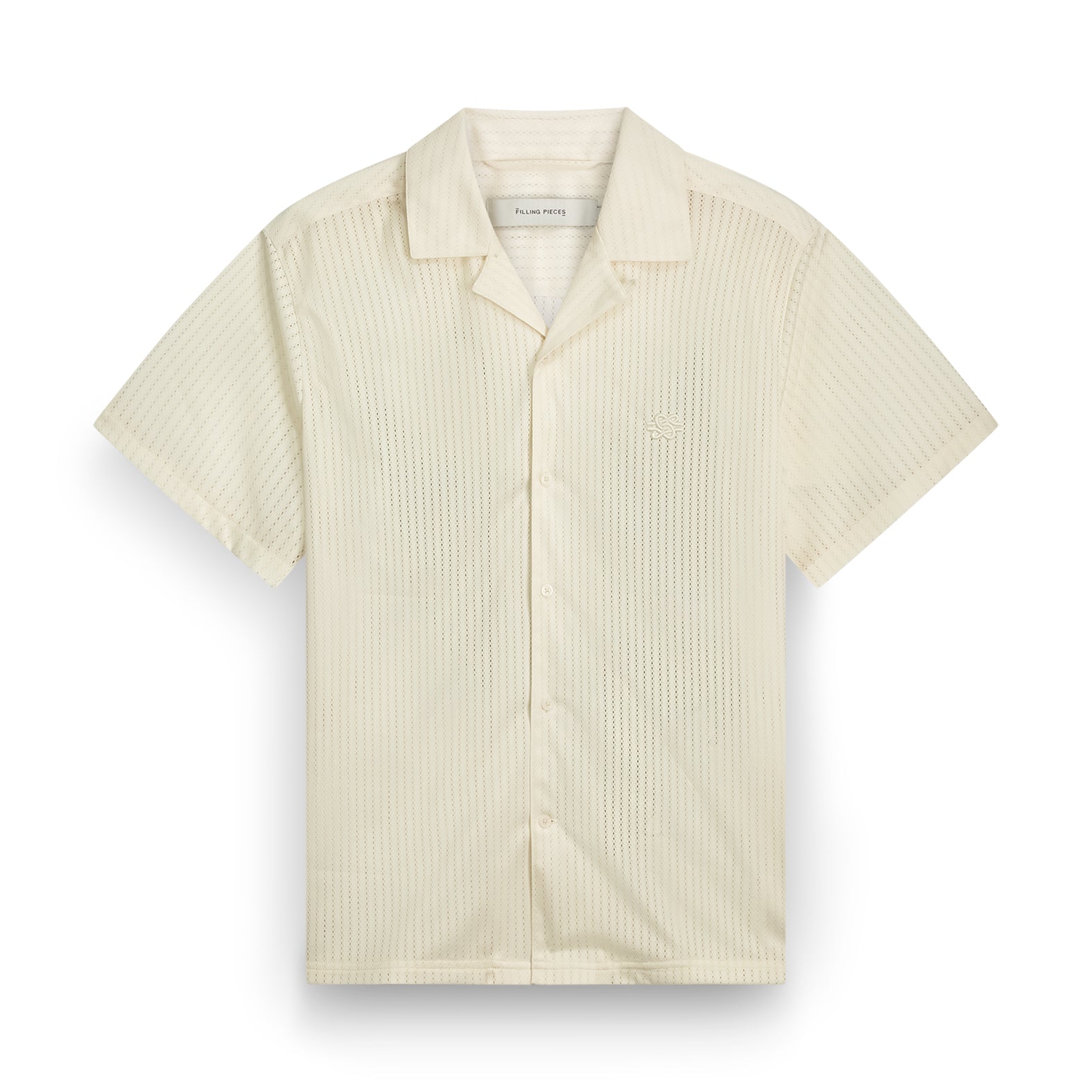 Resort Shirt Mesh Antique White