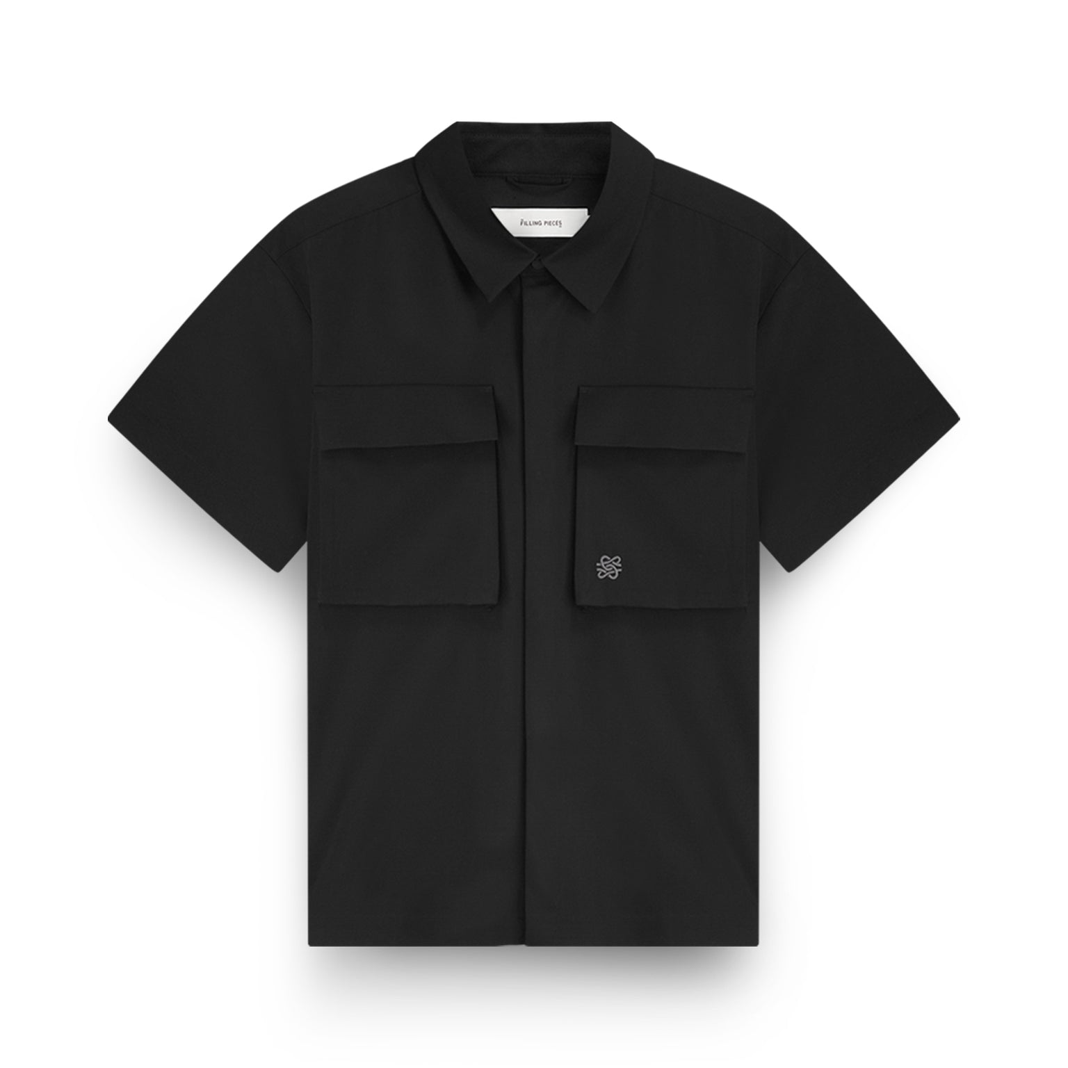 Resort Shirt Drapy Black