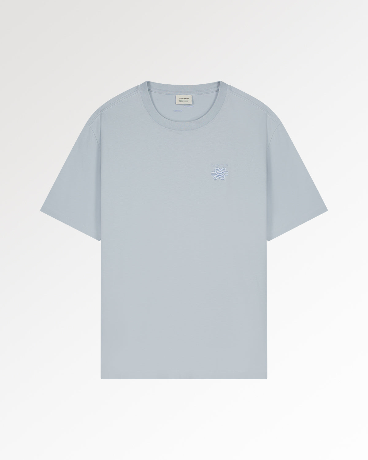 T-Shirt Embroidered Knot Celestial Blue