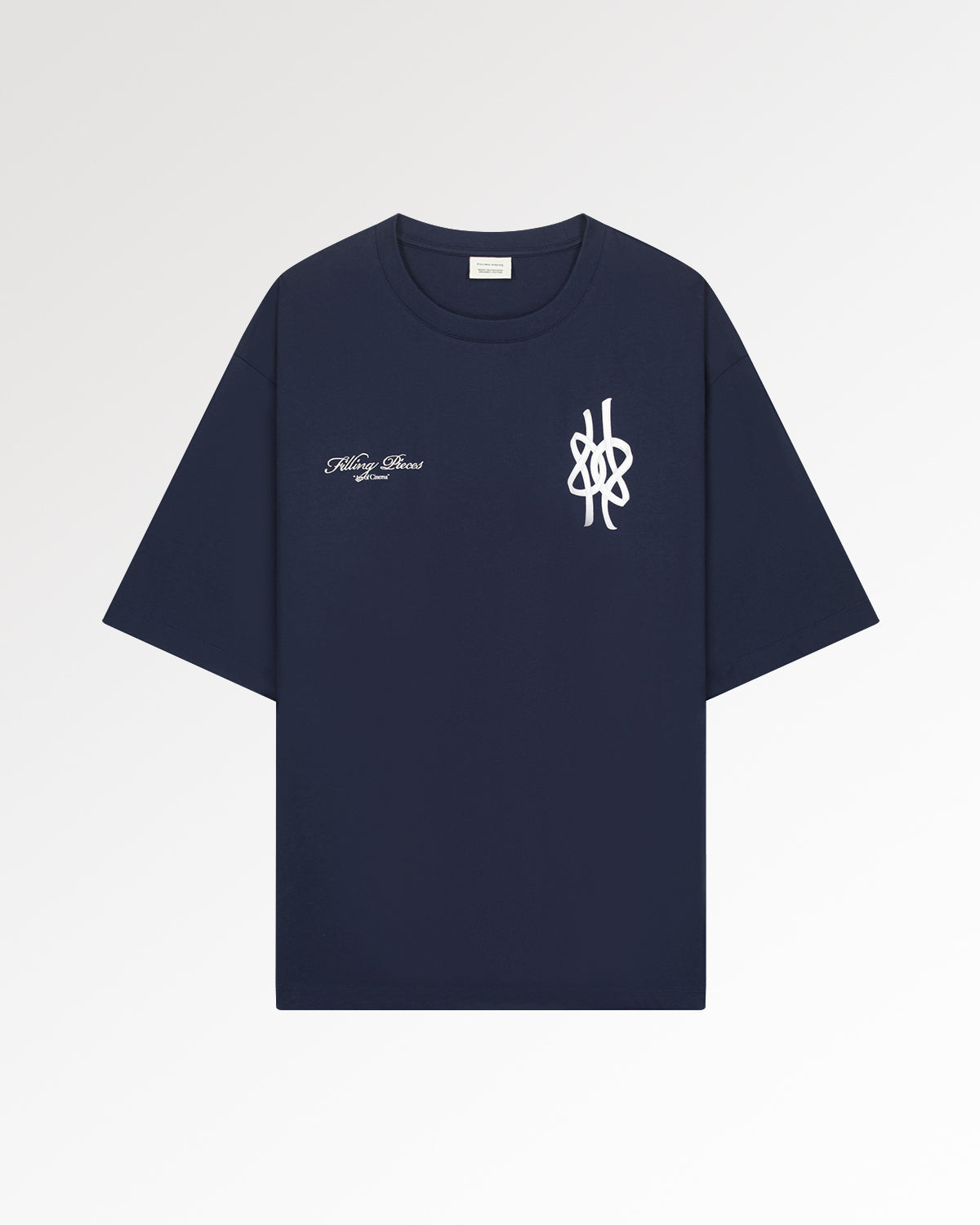 T-Shirt Boxy Film Strip Maritime Blue
