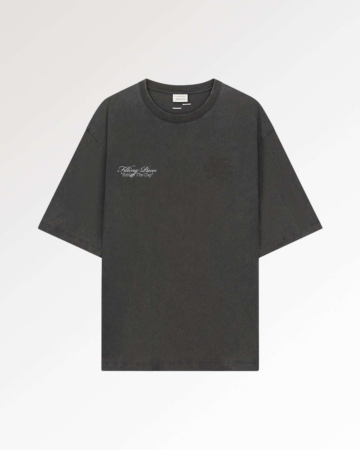 T-Shirt Boxy Bridge the Gap Vintage Black