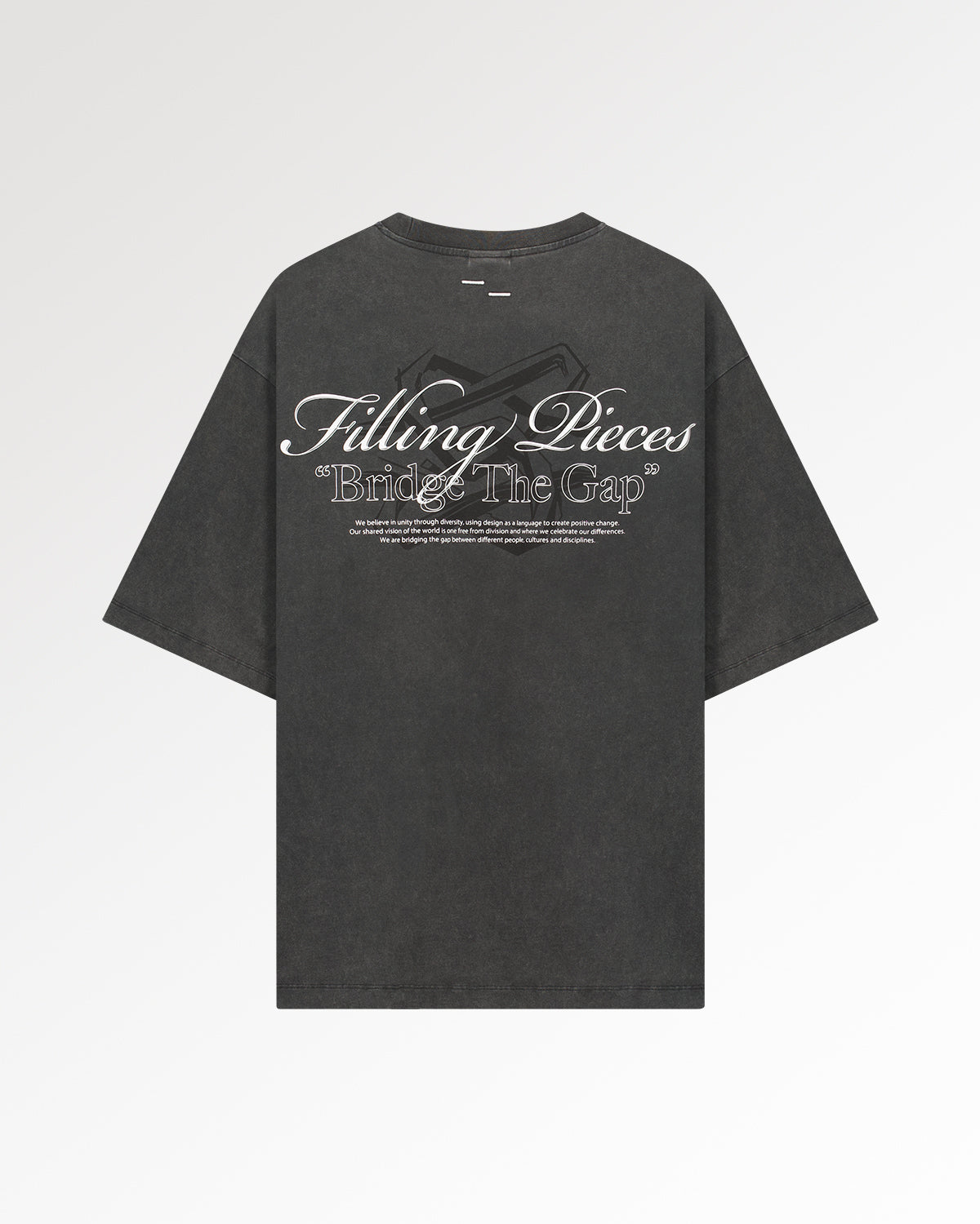 T-Shirt Boxy Bridge the Gap Vintage Black