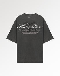 T-Shirt Boxy Bridge the Gap Vintage Black