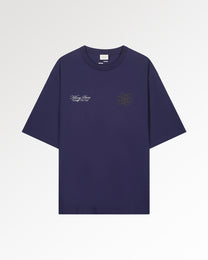 T-Shirt Boxy Bridge the Gap Maritime Blue