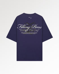 T-Shirt Boxy Bridge the Gap Maritime Blue