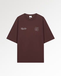 T-Shirt Boxy Bridge the Gap Bitter Chocolate