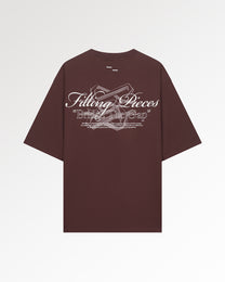 T-Shirt Boxy Bridge the Gap Bitter Chocolate