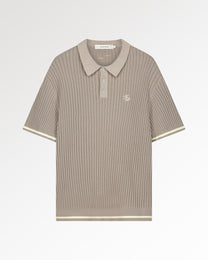 Knit Polo Boucle Pure