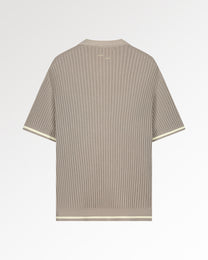 Knit Polo Boucle Pure