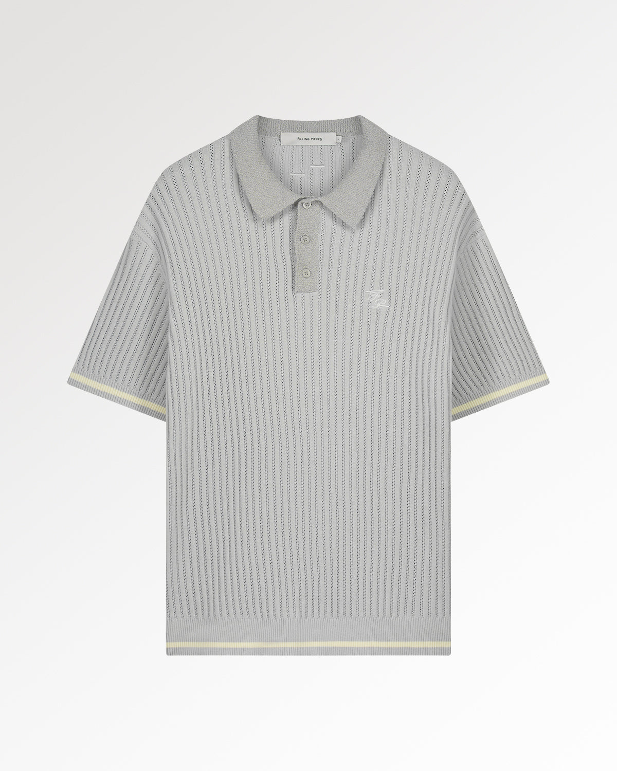 Knit Polo Boucle Antarctica