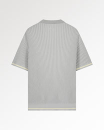 Knit Polo Boucle Antarctica