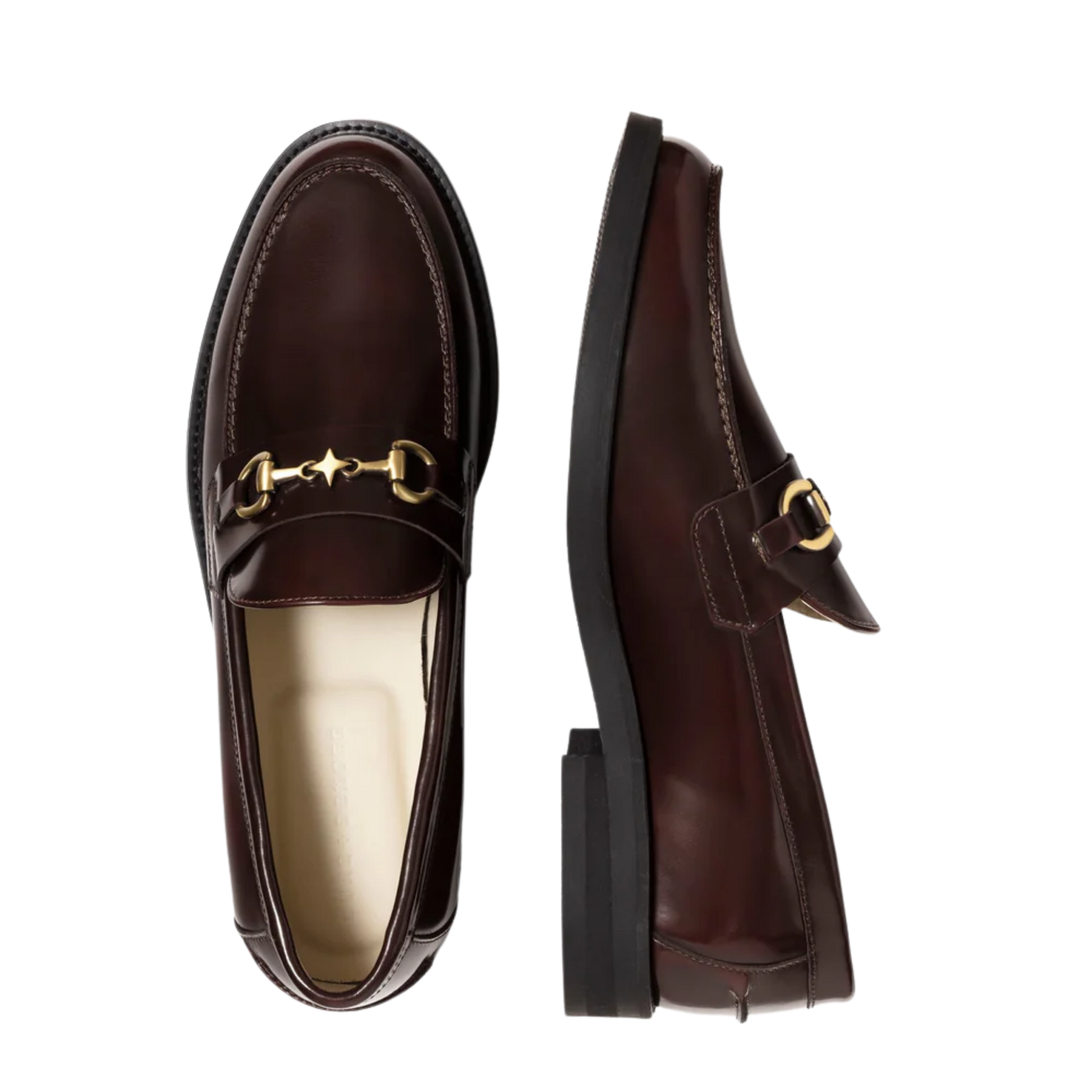 Buffed Red Bit Loafer