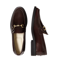Buffed Red Bit Loafer