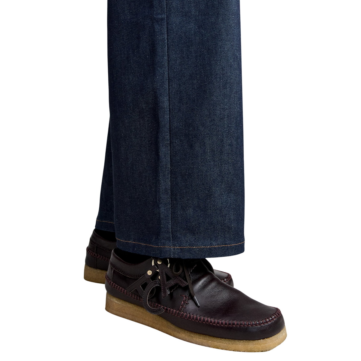 weaver boots A.P.C. x CLARKS Marron fonce
