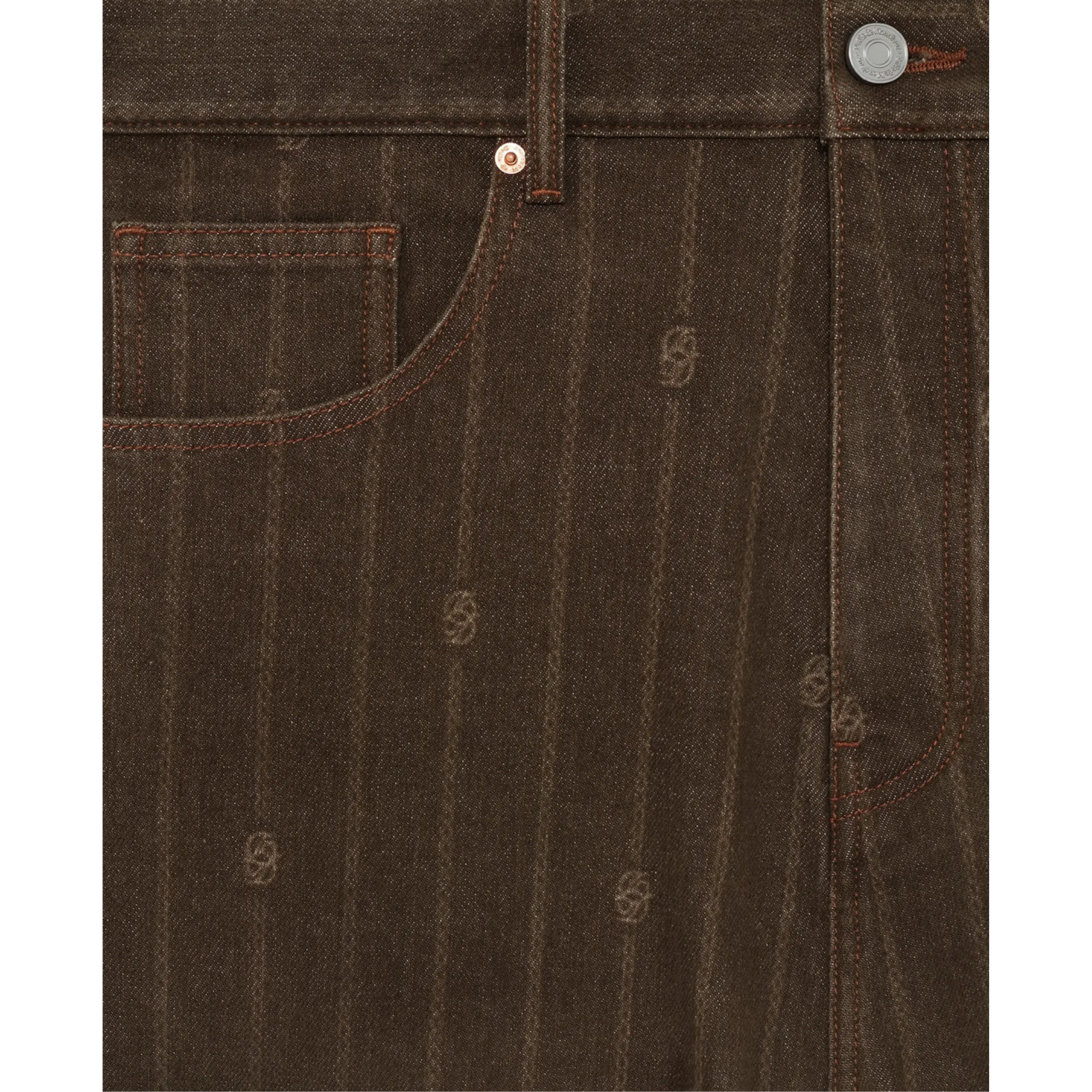 Monogram Baggy Jeans