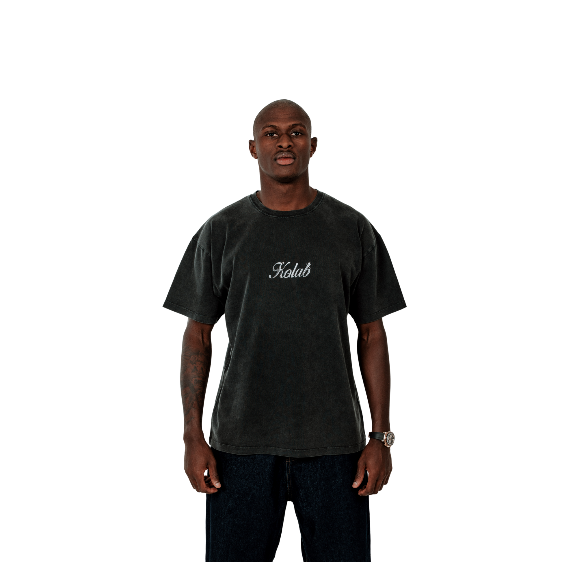 Kolab Safety Pin Tee Black