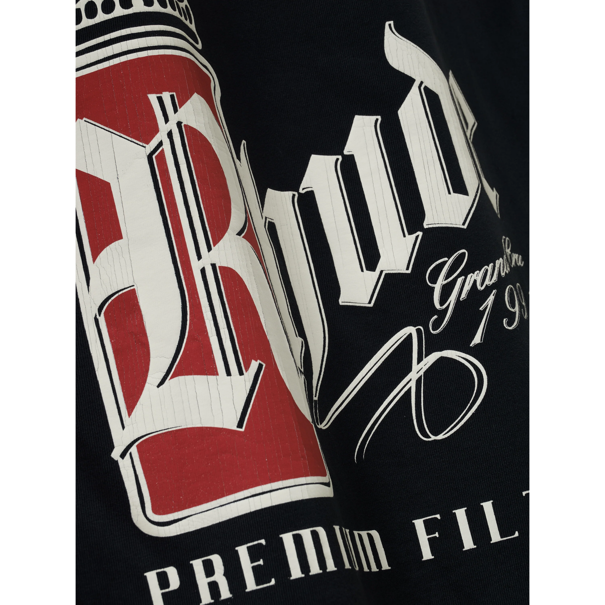 RHUDE FUMAR 91 TEE VINTAGE BLACK