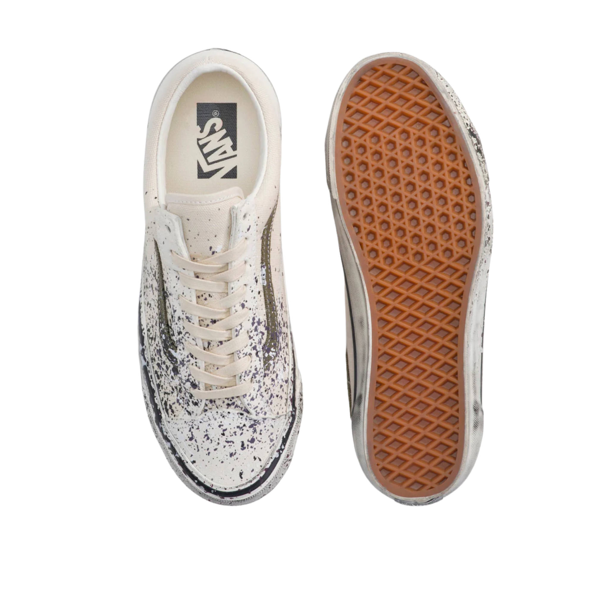 LX Old Skool 36 in Paint Splatter Turtledove