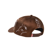 LA Nylon Snapback Hat-Brown