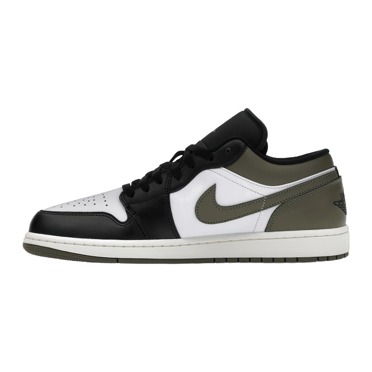 Jordan 1 Low Black Toe Medium Olive — kolab