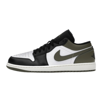 Jordan 1 Low Black Toe Medium Olive — kolab