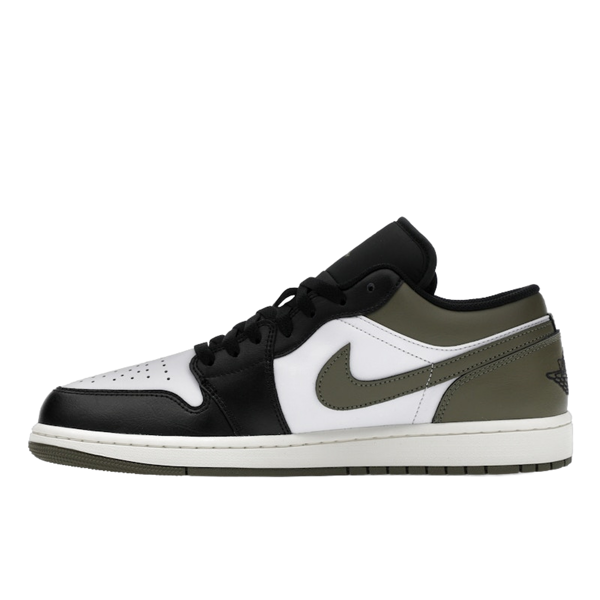 Jordan 1 Low Black Toe Medium Olive — kolab