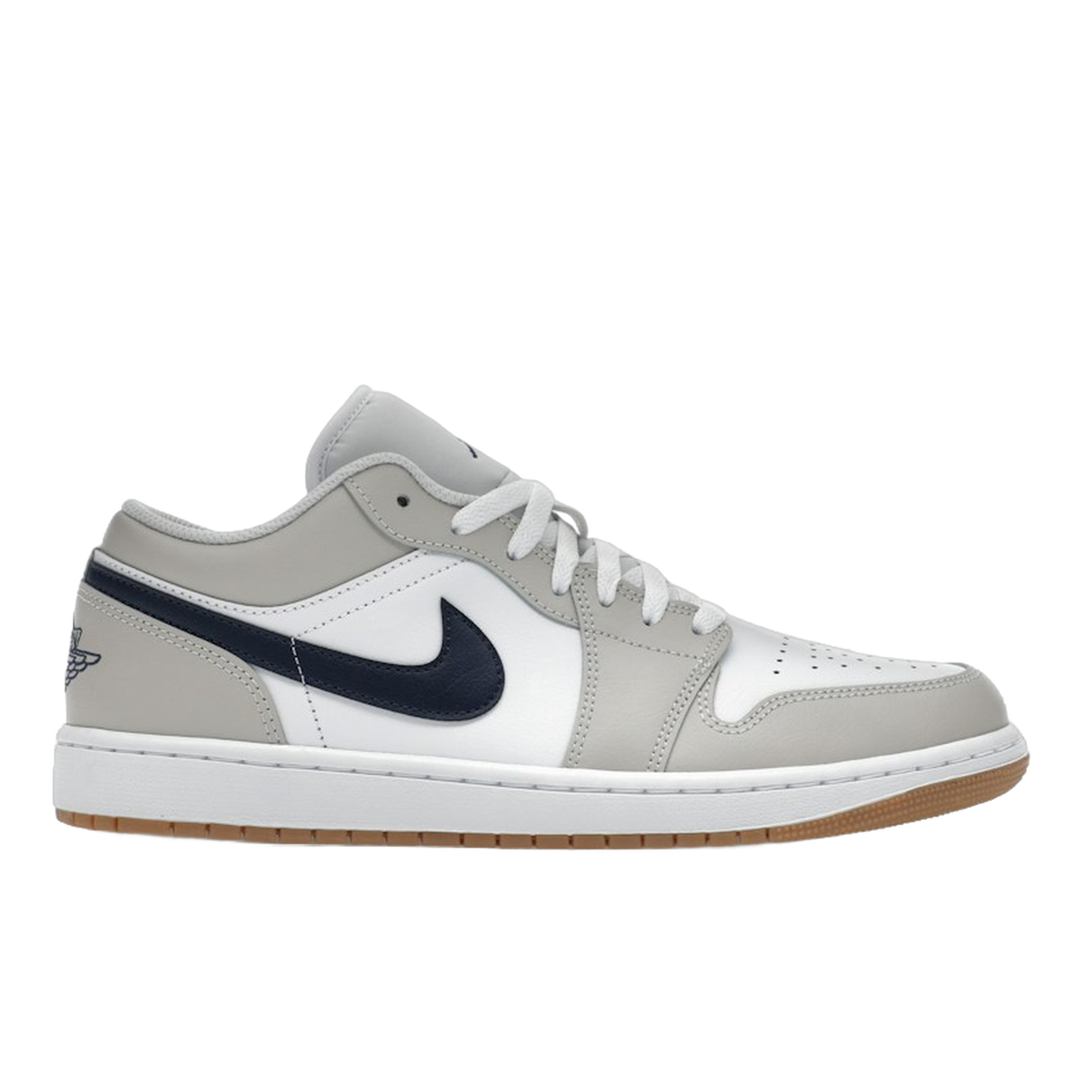 Jordan 1 Low Midnight Navy Neutral Grey · kolab