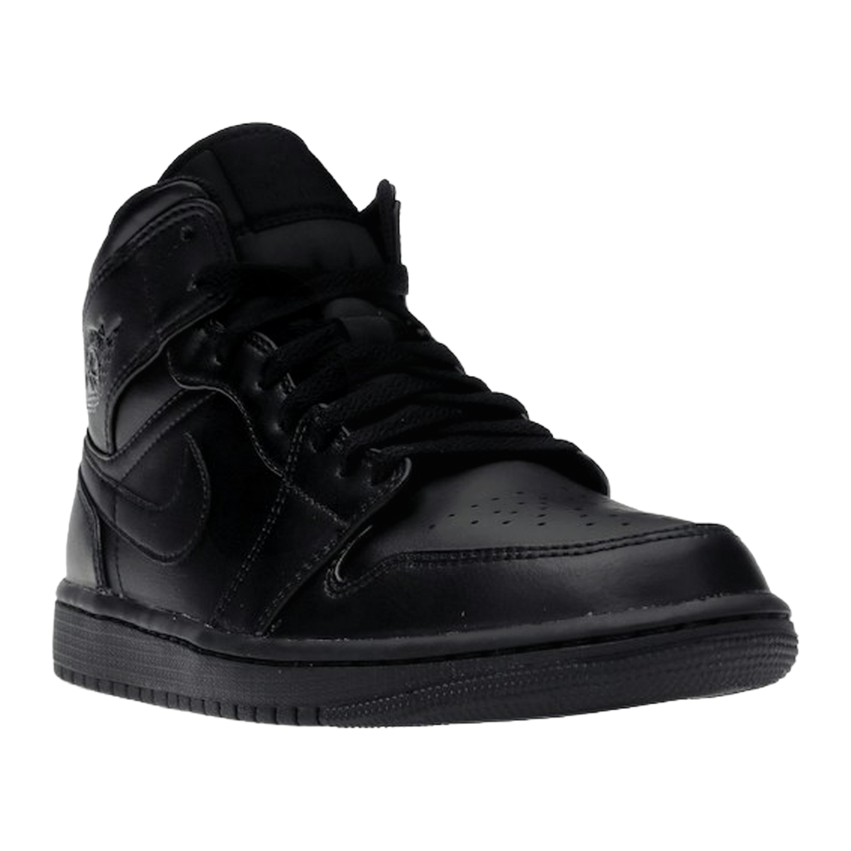 Jordan 1 Mid Triple Black — kolab
