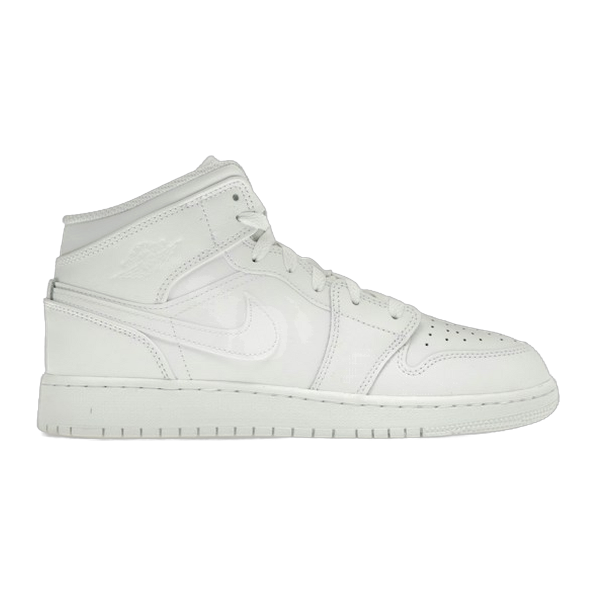 Jordan 1 Mid Triple White (2023) (GS) — kolab